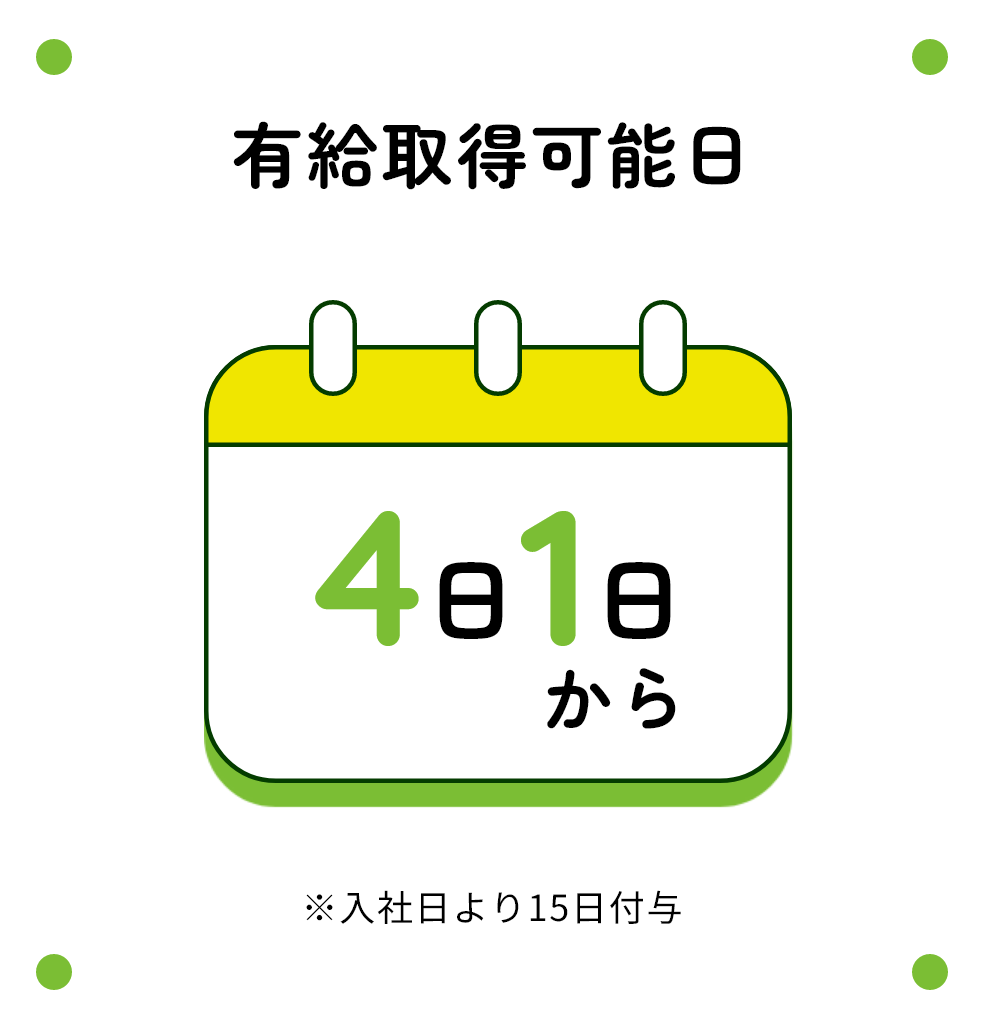 有給取得可能日