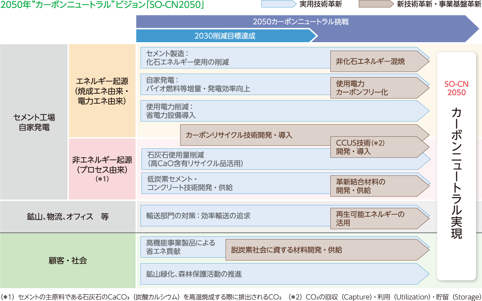 2050年 カーボンニュートラル ビジョン SOCN2050