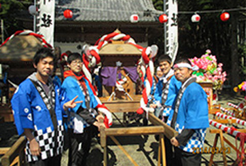 岐阜工場：住吉神社祭りに参加