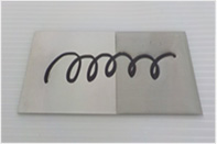 水で濡らします